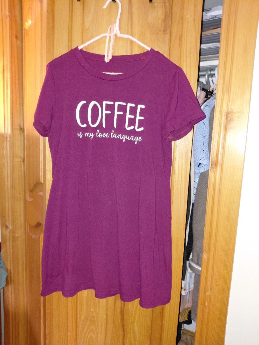Nightgown Burgundy S